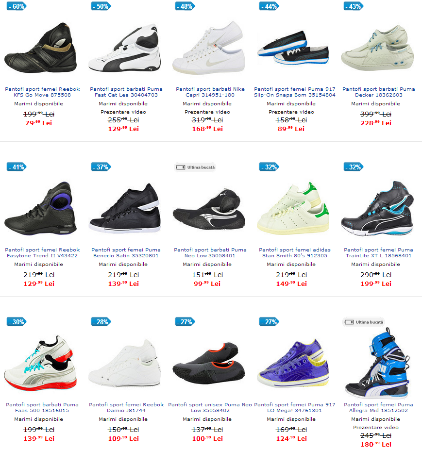 originals.ro reduceri pantofi sport